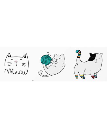 Cat Party Temporary Tattoos Collection: Fun & Unique Designs - Buy Online on GoSupps.com