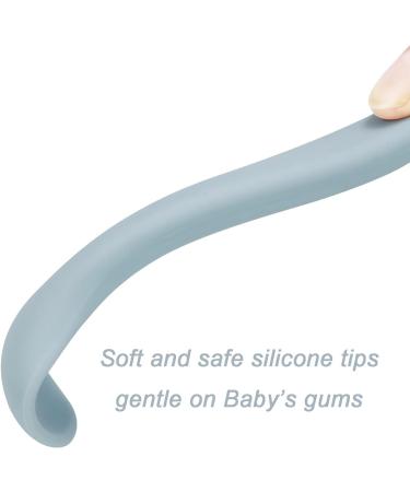 PandaEar Stay Put Silicone Suction Bowl | BPA-Free with Baby Spoon | Blue Color - Buy Online on GoSupps.com