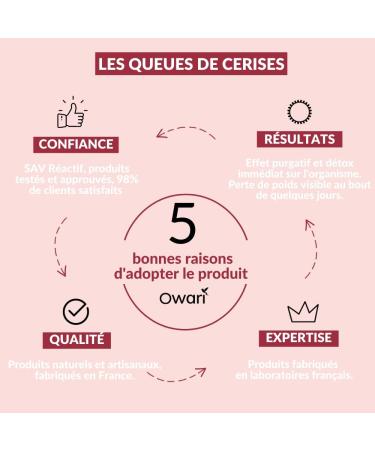  SLIMTEA OWARI CHERRY STEMS - Powerful Draining Herbal Tea - Loose Cherry Stem Infusion - Anti-Water Retention Herbal Tea - 100g - 100% Natural Ingredients - Herbal Tea Produced in France - Buy Online on GoSupps.com