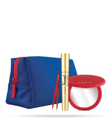 Pupa Milano Mascara Vamp Forever 111 Black 9 ml with mirror and eyebrow tweezers