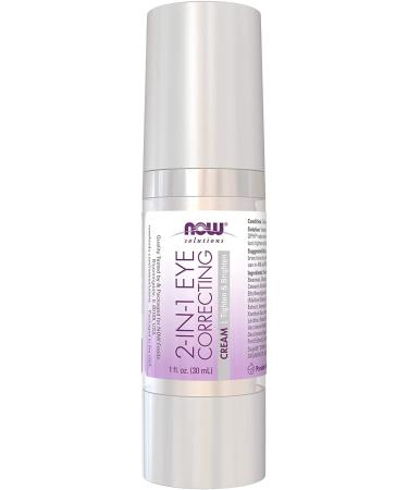 Now Foods 2-in-1 Correcting Eye Cream 1 fl oz - Reduce Puffiness & Dark Circles - Buy Online on GoSupps.com