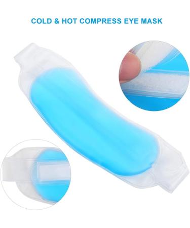 Cold Compress Eye Mask Cooling Gel Eye Mask Sleeping Reusable Ice Eye Mask for Fatigue Dark Circles Relaxation - Buy Online on GoSupps.com