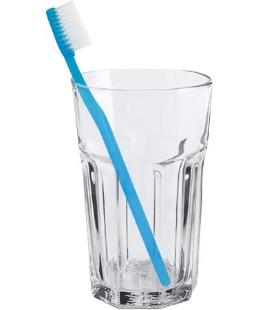 Blue Handle Toothbrushes - Individually Wrapped Multipack for Hotels & Travel (20 Pack) - Best Disposable Toothbrushes - Buy Online on GoSupps.com