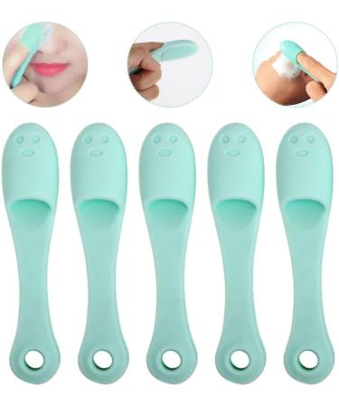 Silicone Nose Brush & Face Scrubber Set - 5PCS Blackhead Remover & Exfoliator Tool for Pore Cleansing - Skin Care Essential - Buy Online on GoSupps.com