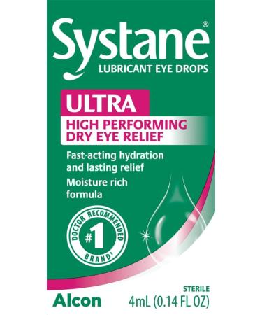Systane Ultra Lubricant Eye Drops 0.14 Fl Oz - Relieve Dry Eyes - 1 Pack - Buy Online on GoSupps.com