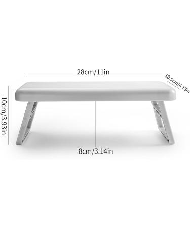 Huyath Hand Rest for Nails | Stable Nail Tech Arm Rest for Clients | Foldable Hand Stand for Nails Nail Armrest Hand Holder for Acrylic Nails Gray - Buy Online on GoSupps.com