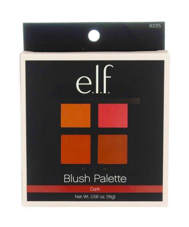 E.L.F. Blush Palette Dark Powder .56 oz (16 g)