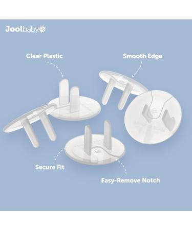 Clear 32 Pack Outlet Plug Covers - Child Proof Electrical Safety Caps by Jool Baby - Buy Online on GoSupps.com