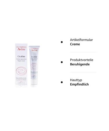 Avene Cicalfate Repair Cream 40ml - Best Skin Care for Sensitive & Irritated Skin | International Shipping Available - Buy Online on GoSupps.com
