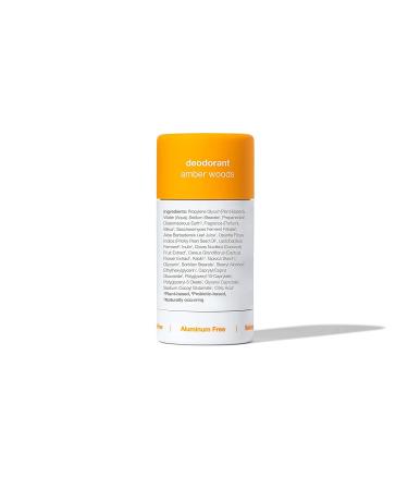 Hume Supernatural Aluminum Free Deodorant for Women & Men - Safe for Sensitive Skin - Probiotic Plant-Based Baking Soda Free Aloe & Cactus Flower Anti Sweat Stain & Odor - Amber Woods 3-Pack Amber Woods - 3 pack - Buy Online on GoSupps.com