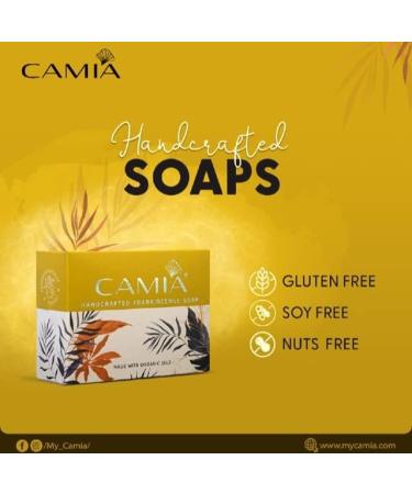 100% Natural Handmade Organic Frankincense Soap | Anti-Aging Skin Regeneration | Chemical-Free | 4.2 Oz - Buy Online on GoSupps.com