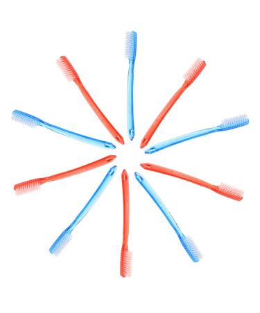 Magiclulu 10 pieces toothbrush with super -hard bristle 12 pieces large manual toothbrush for cleaning manual clean plastic teeth cleaning small toothbrushes for the teeth
