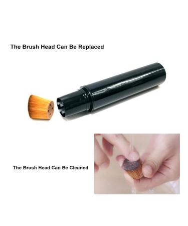 Buy Baluue Retractable Makeup Brush Mini Multifunction Foundation & Blush Brush for Travel | Black - Buy Online on GoSupps.com