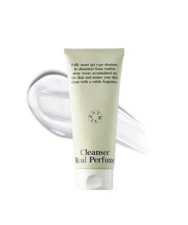 LU'PIUM REAL MOISTURE PERFUME BODY CLEANSER 200ml / Body cleanser with long-lasting Rose floral musk scent/Moisturizing soft skin moist finish for all skin types