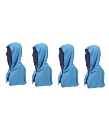 Sosoport 4PCs Cooling Cooling Towout Mask Face Covers for Men Head Wraps For Men Mask for Men Scham Scham Neckuch Fahrrad Hoppering Man Nylon Protection cover Bluex4st 67x28cmx4Pcs