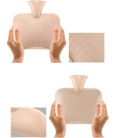 MAIES Premium Classic Hot Water Bottle - Long-Lasting Rubber Heat & Cold Pack with Soft Fleece Cover - Reusable & Portable for International Shipping - Buy Online on GoSupps.com