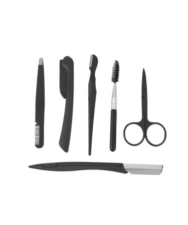 MAGICLULU Set Eyebrow Trimming Set Eyebrow Tweezers Makeup Tools Eyeborw Scissors Brow Trimmer Scissors Facial Shaver Eyebrow Trimming Kit Eyebrow Shaper Eyebrow Trimmer Razor Bridegroom