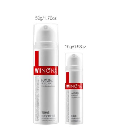 Winona Natural Skin Care Anti-Sensitive Facial Cream | 50g Soothing Moisturizer for Redness & Sensitivity - International Shipping Available - Buy Online on GoSupps.com