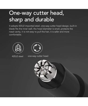Nose & Ear Hair Trimmer | Professional Painless Eyebrow Trimmer for Men & Women Dual-Edge Blades Battery-Operated Easy to Use Unisex - Buy Online on GoSupps.com