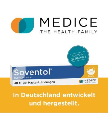 Soventol Hydrocort 0.5% Cream - 2x30g for Neurodermatitis Skin Allergies & Eczema Relief | Anti-Inflammatory & Itching Treatment - Buy Online on GoSupps.com