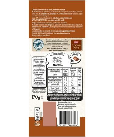  G n rique Nestle les Recipes de Latelier - Gourmet Milk Chocolate Bars Grapes Almonds Hazelnuts - 170 g - Pack of 4 - Buy Online on GoSupps.com