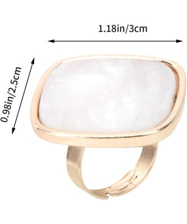 Minkissy Resin Marble Nail Art Ring Palettes 2 Pieces Mini Finger Ring Plates Nail Art Makeup Mixing Palette DIY Colour Boards for Drawing Colour Style 4 - Buy Online on GoSupps.com