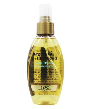Organix Ogx Moroccan Argan Oil 4 oz - Weightless Dry Oil | Nourishing Treatment - Buy Online on GoSupps.com