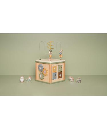 Buy Little Dutch 7131 FSC Wooden Activity Cube - Green Motor Skills Loop | Little Farm - International Shipping Available - Buy Online on GoSupps.com