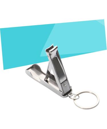 FOMIYES Stainless Steel Nail Clippers Stainless Steel Keychain Stainless Steel Bottle Opener Key Chain Fold - Buy Online on GoSupps.com