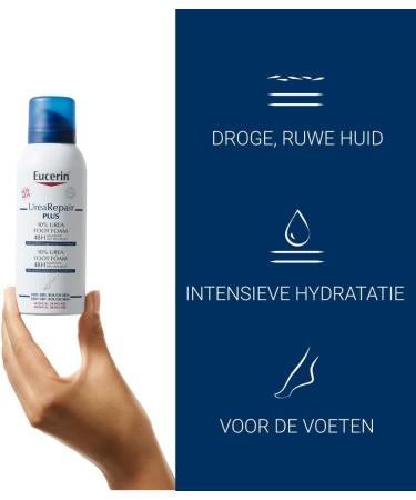 Eucerin UreaRepair PLUS Feet Foam 10% of Urea 150ml - Buy Online on GoSupps.com