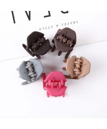 5 PCS Mini Gray Hair Claw Clips - Small Plastic Jaw Clamps - Buy Online on GoSupps.com