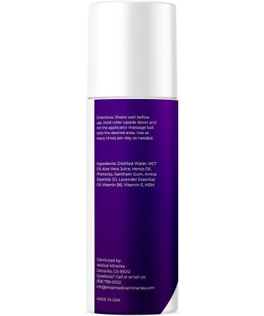 New Lavender Neuropathy Relief Roll On | Ideal for Hips, Joints, Neck, Back, Elbows, Fingers, Hands, and Knees | Made in USA - Buy Online on GoSupps.com