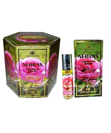 Nebras - 6ml (.2oz) Roll-on Perfume Oil by Al-Rehab (Crown Perfumes) (Box of 6)