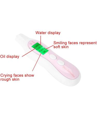 LCD Digital Skin Analyzer Skin Analyzer Moisture Water Oil Monitor for Skin Care High Sensitive Facial Skin Tester USB Digital Measuring Device for Home Traveling Beauty Salon(White) - Buy Online on GoSupps.com