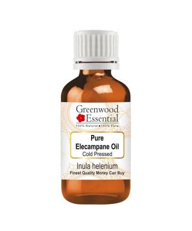 Greenwood Essential Pure Elecampane Oil (Inula helenium) Cold Pressed 5ml (0.16 oz)
