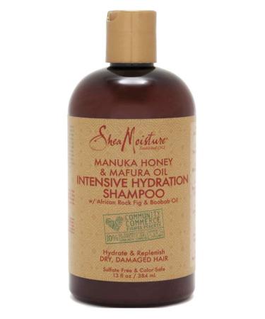 Shea Moisture Manuka Honey & Mafura Oil Shampoo 13 Ounce (Pack of 2)