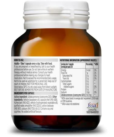 Blackmores CoQ10 150mg - Australia s Trusted Heart Health Supplement | Boost Energy & Absorption | 30 Capsules - Buy Online on GoSupps.com