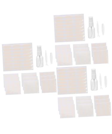 Beavorty 9 Sets Double Eyelid Sticker Invisible Eyelid Lift Strips Hooded Eye Stickers Makeup Supplies Eyelid Shadow Sticker Invisible Eyelid Tape Double Eyelid Tapes Cosmetics No Trace