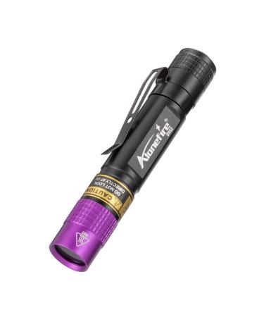 Alonefire SV62 Mini 3W UV Flashlight 365nm Portable Ultraviolet Black Light Very Small for Minerals Pet Urine Detector Money Detection with AAA Battery - Buy Online on GoSupps.com