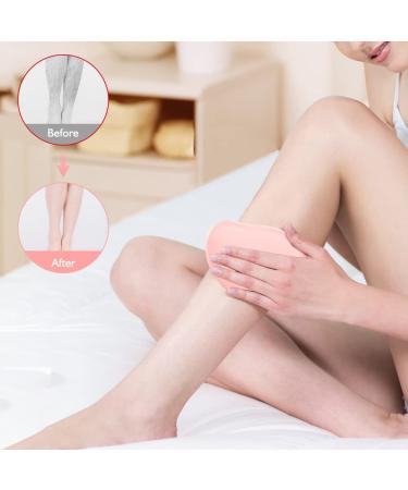 Cystal Hair Eraser: Painless Hair Removal Exfoliation Tool for Men and Women - Pink - Buy Online on GoSupps.com