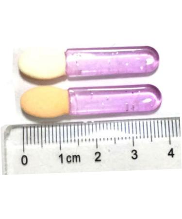 Ipetboom 100pcs Eyeshadow Makeup Eye Sponge Eye Shadow Applicator Eye Shadow Brush Make up Makeup Brush Miss 3.6X1.2 cm Violet - Buy Online on GoSupps.com