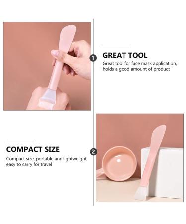 Minkissy 2pcs Silicone Face Brushes Face Mud Applicator & Moisturizer Tool for Body Butter & Hair Growth Perfect Beauty Accessories for Flawless Skin - Buy Online on GoSupps.com