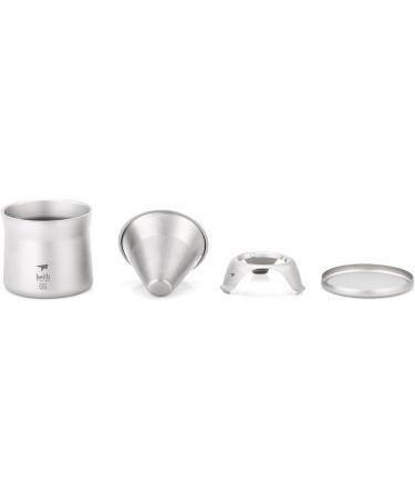 KEITH Titanium Ti3911 Ultralight Coffee Maker with Premium Leather Case - Buy Online on GoSupps.com