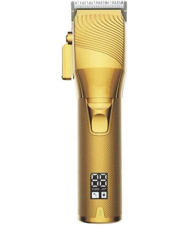Professional Cordless Hair Clippers & Beard Trimmer for Men - LED Display USB Charging Gold Finish - Top Barber Supplies - Buy Online on GoSupps.com