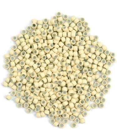500pcs Blonde 3.0mm Silicone Nano Rings Hair Extension Beads for Micro Links Extensions - Buy Online on GoSupps.com