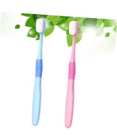 Gleavi 4-Piece Toothbrush Set - Thai Gift Idea for Travelers | Sky Blue & Pink Oral Care Tools for Post-Birth Cleaning - Buy Online on GoSupps.com