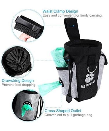 Buy Food Bags for Dogs - Ueetek Hands-Free Dog Training Bag with Poop Bag Dispenser | 12.5cm | International Shipping - Buy Online on GoSupps.com