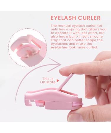 4pcs Eyelash Curler Set Lash Comb Mascara Guard Makeup Lash Comb Upper Lower Lash Helper Tool Eyelashes Clean Lash Brush for Women Girls(Pink) - Buy Online on GoSupps.com