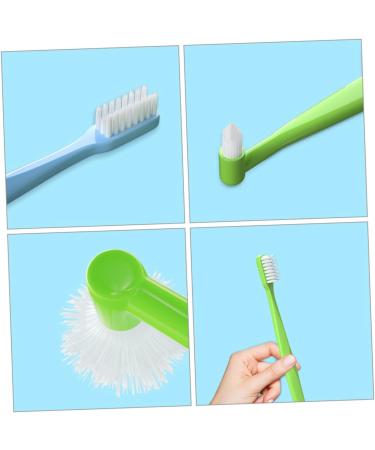 Ultechnovo Double-Sided Travel Toothbrush Set - 4 Wear-Resistant Conical Brushes for On-the-Go Oral Care - Buy Online on GoSupps.com