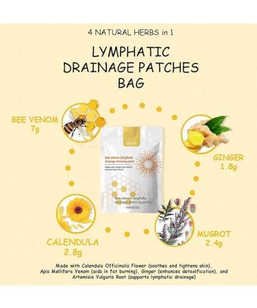 XiMonth Bee Venom Slimming Patches 40 pcs European Standard Weight Loss Patches for Fat Burning Bee Venom Lympathic Drainage Slimming Patches for Men & Women - (4 bags) - Buy Online on GoSupps.com